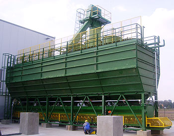 Aggregate storage bins