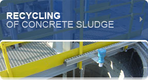 Recycling of concrete sluge