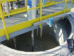 Instalacja recyklingu popłuczyn betonowych