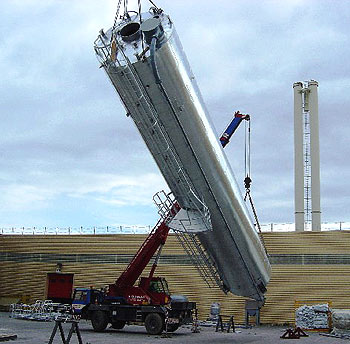 Fly ash  silo